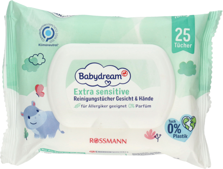 chusteczki nawilżane babydream extra sensitive