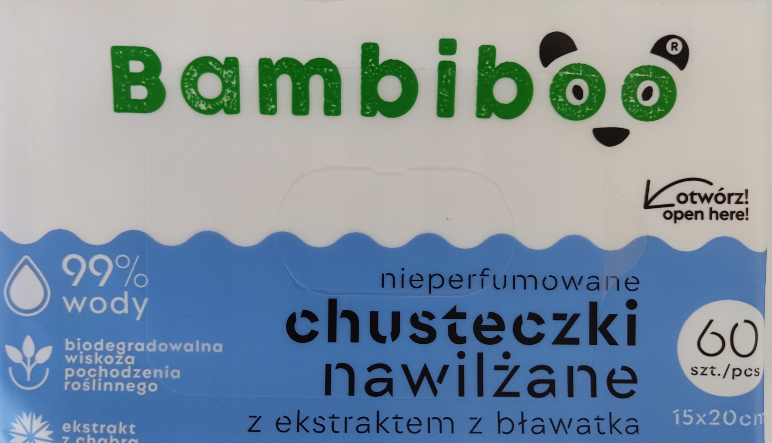 chusteczki nawilżane bambiboo dla noworodka