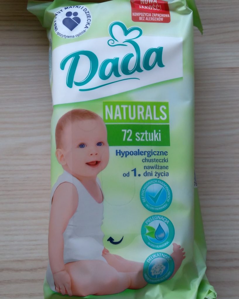 chusteczki nawilżane dada naturals