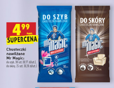 chusteczki nawilżane mr magic do czyszczenia podłóg