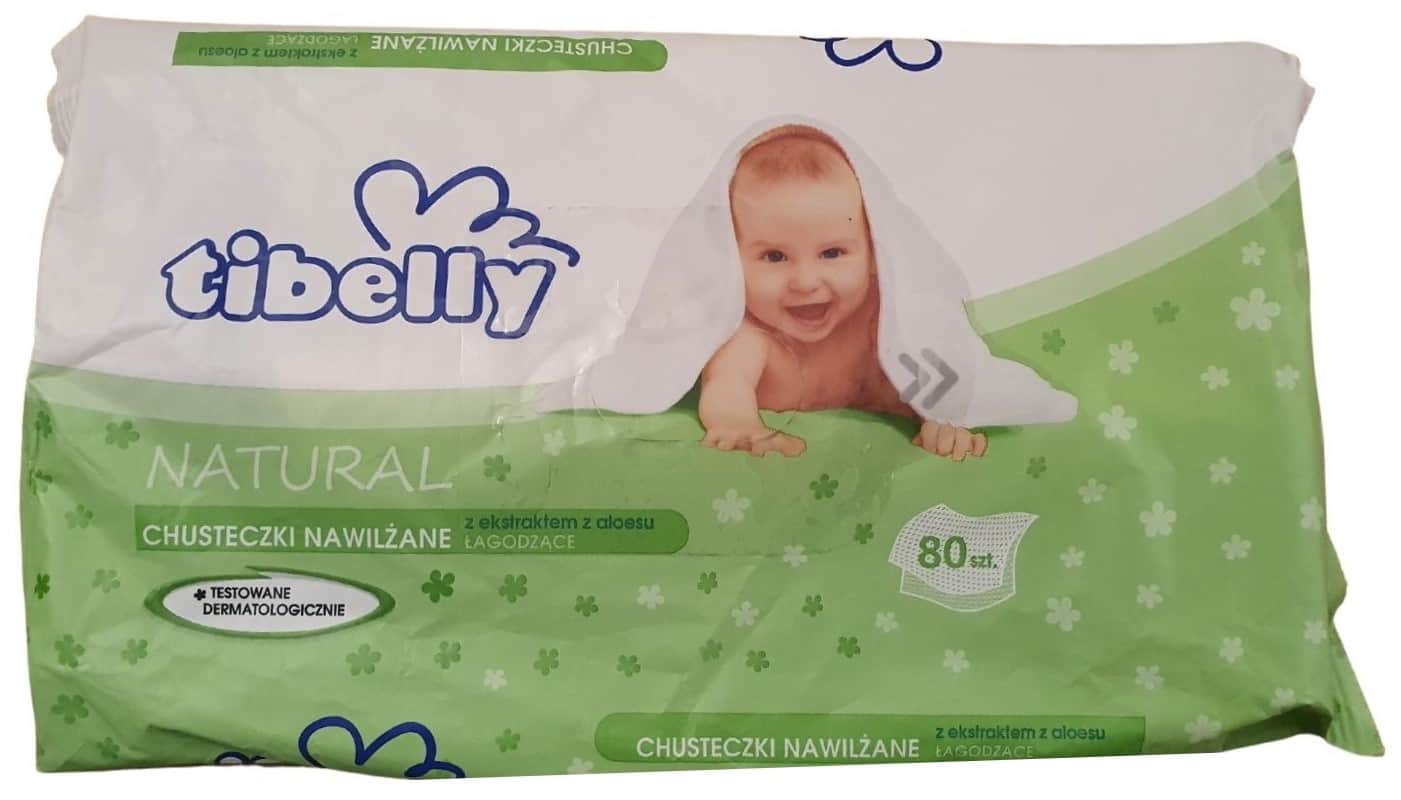 chusteczki nawilżane natural tibelly