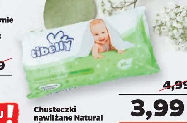 chusteczki nawilżane natural tibelly