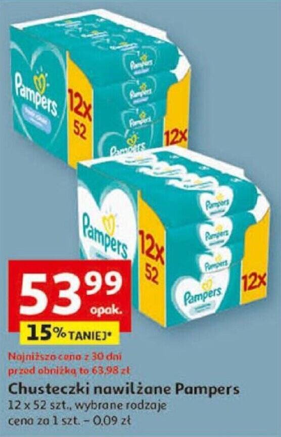 chusteczki nawilżane pampers 12