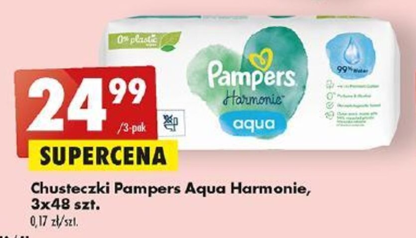 chusteczki nawilżane pampers biedronka