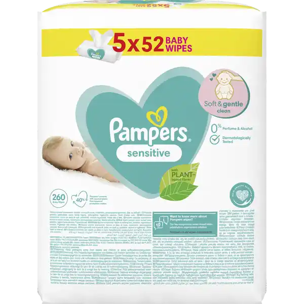 chusteczki nawilżane pampers sensitive cena rossmann