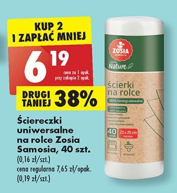 chusteczki nawilżane uniwersalne zosia