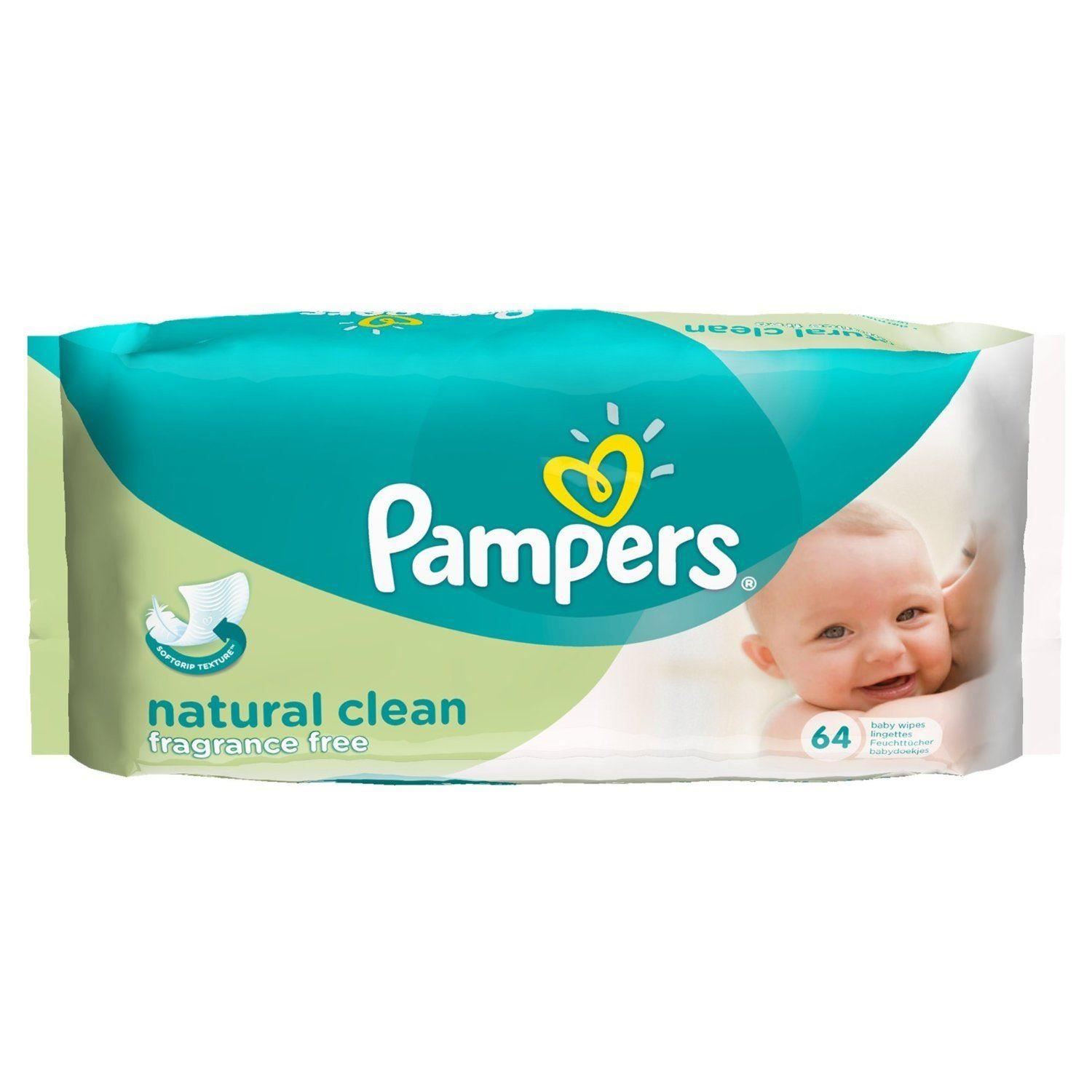 chusteczki pampers naturally clean cena