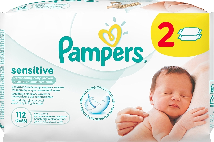 chusteczki pampers sensitive baby wipies