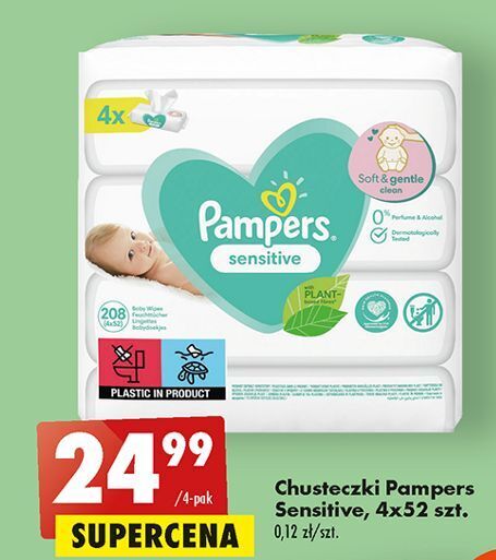 chusteczki pampers sensitive biedronka