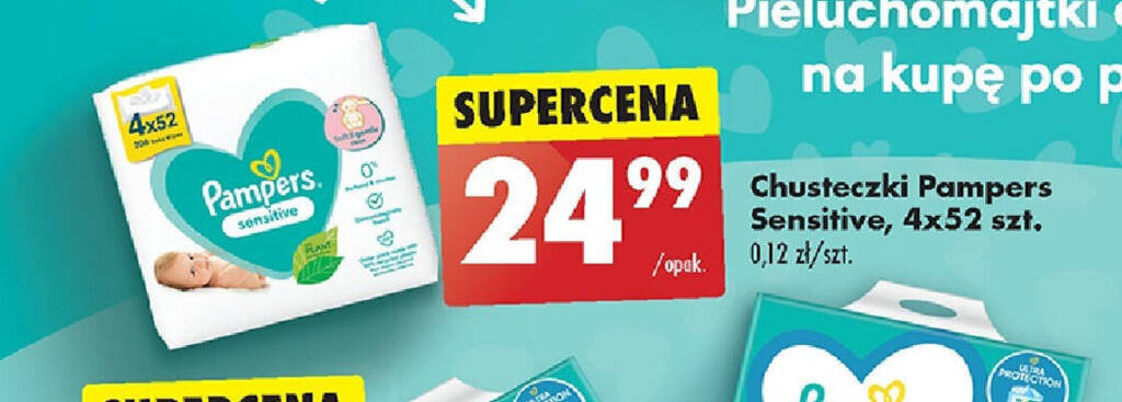 chusteczki pampers sensitive biedronka