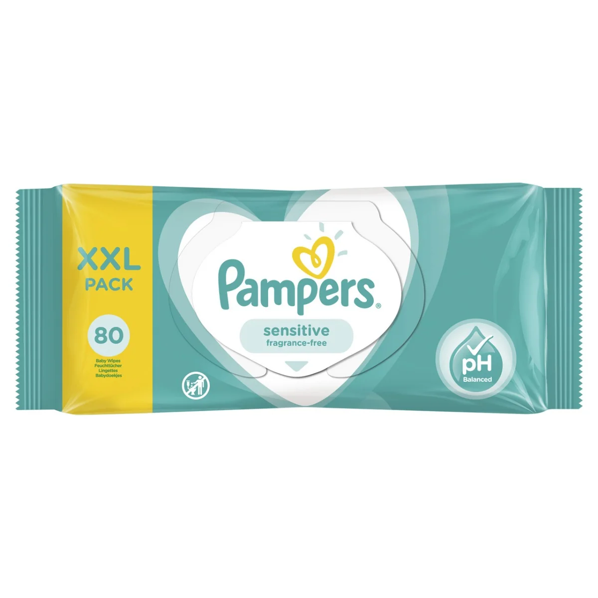 chusteczki pampers sensitive fragrance free