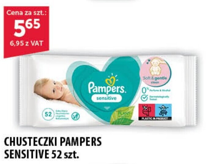 chusteczki pampers sensitive promocja