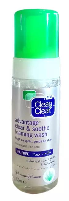 clean&clear pianka do mycia twarzy