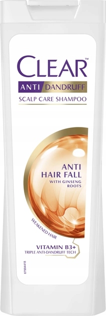 clear women anti hair fall szampon przeciwłupieżowy 400ml