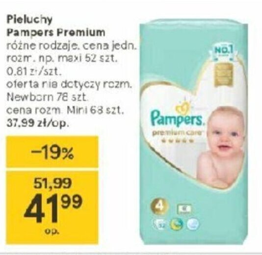 czy są w promocji pieluchomajtki 4 w tesco