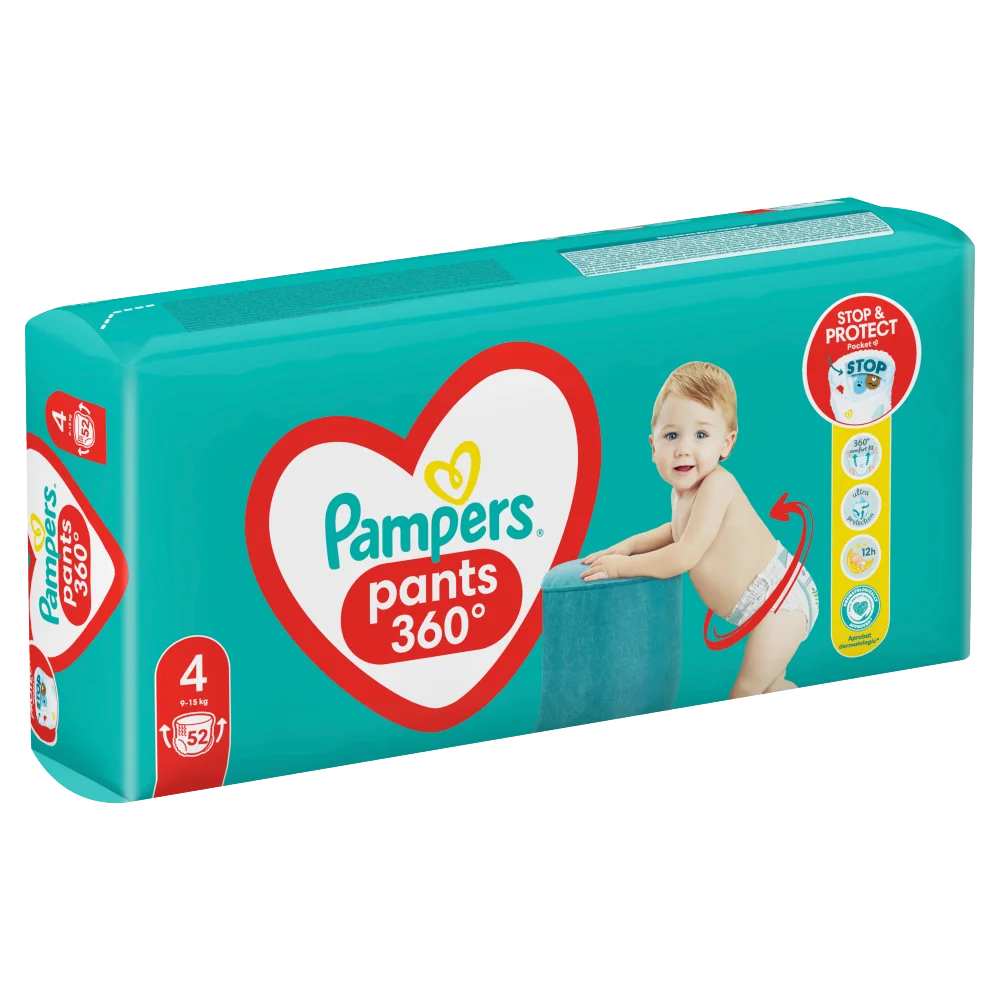 pampers pants 4 rossmann 52 sztuki