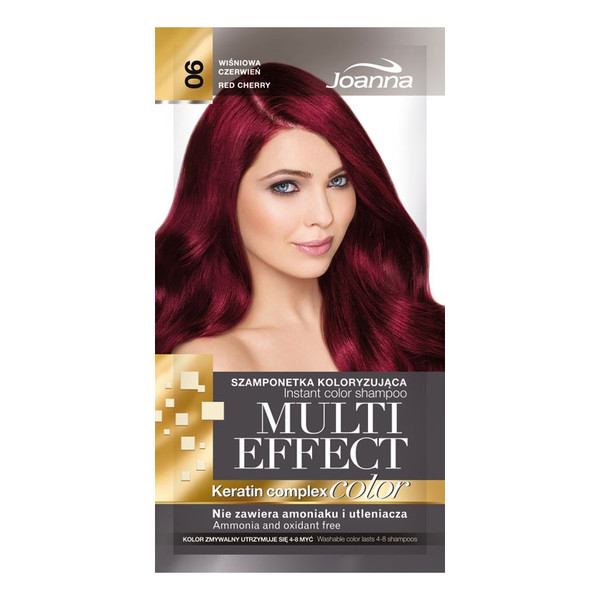 joanna multi effect color keratin complex szampone 6720118423 szamponetka wizaż