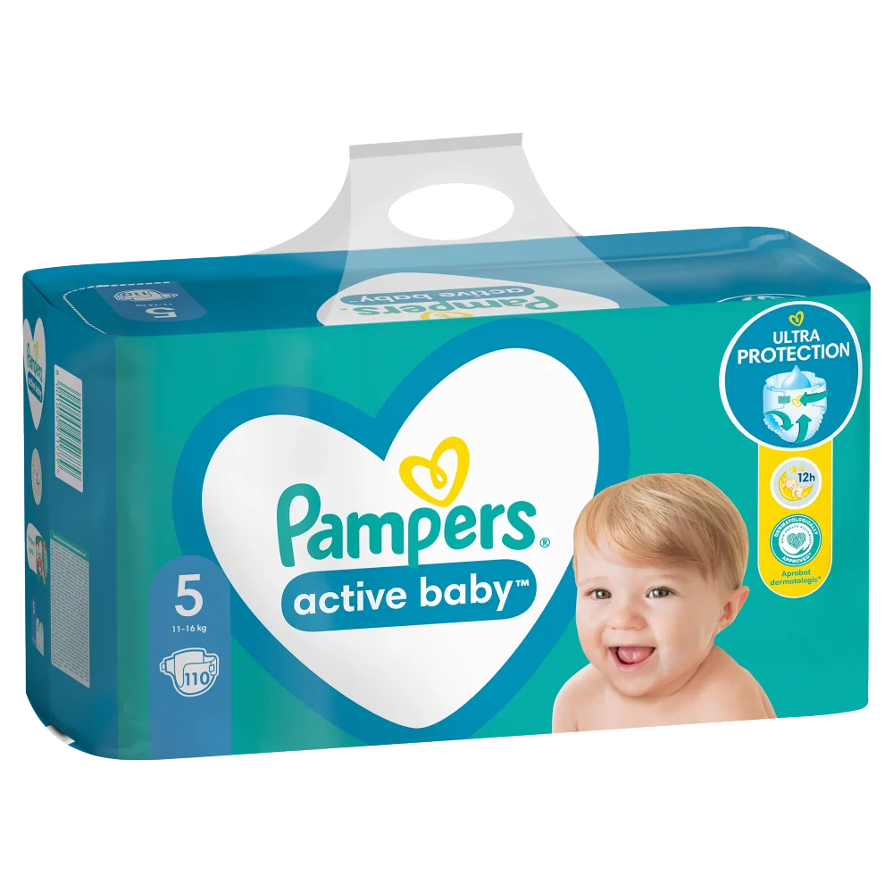 pampers active baby 5 pieluchy pieluszki 156szt