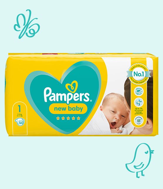 pampers new baby size 1 weight