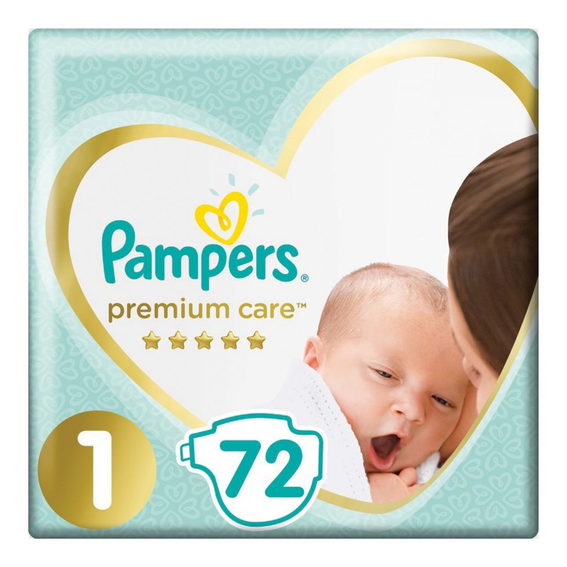 pampers premium protection 1 72 szt