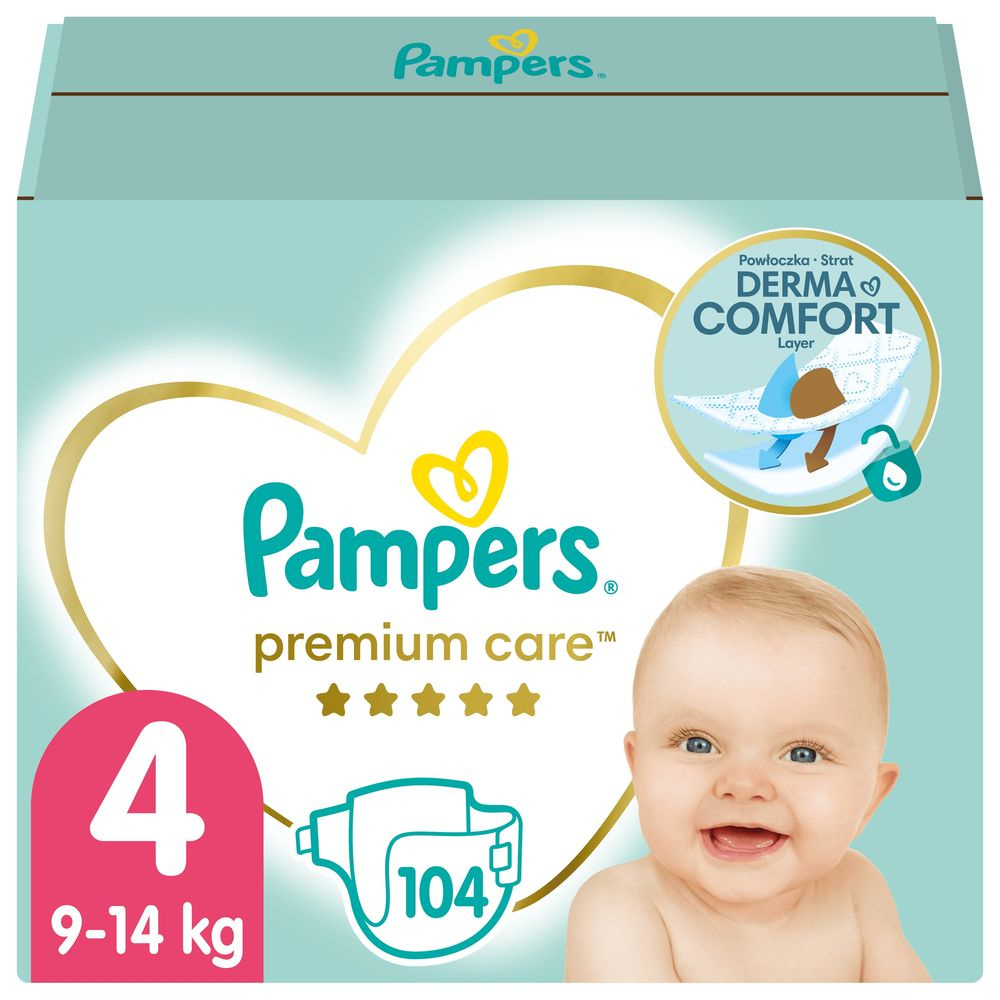 pampers premium care pants 4 sztuk 104