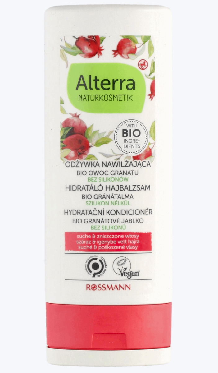 szampon nawilżający bio-owoc granatu& bio-aloes alterra naturkosmetik działanie