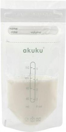 Akuku A0011 Worki do przechowywania mleka matki 150ml. (30 szt.)