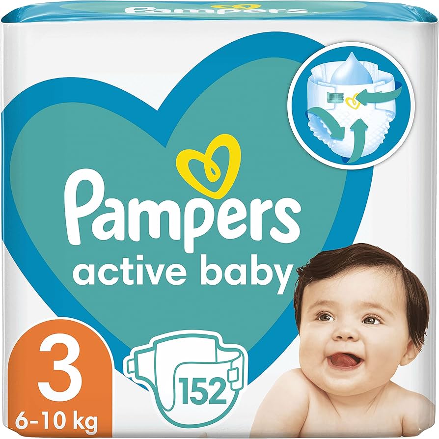 pieluchy pampers 3 208 sztuk