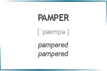 pamper перевод