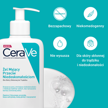 cerave zel do mycia twarzy doz