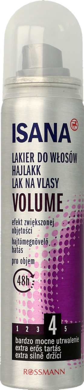 lakier do włosów isana rossmann