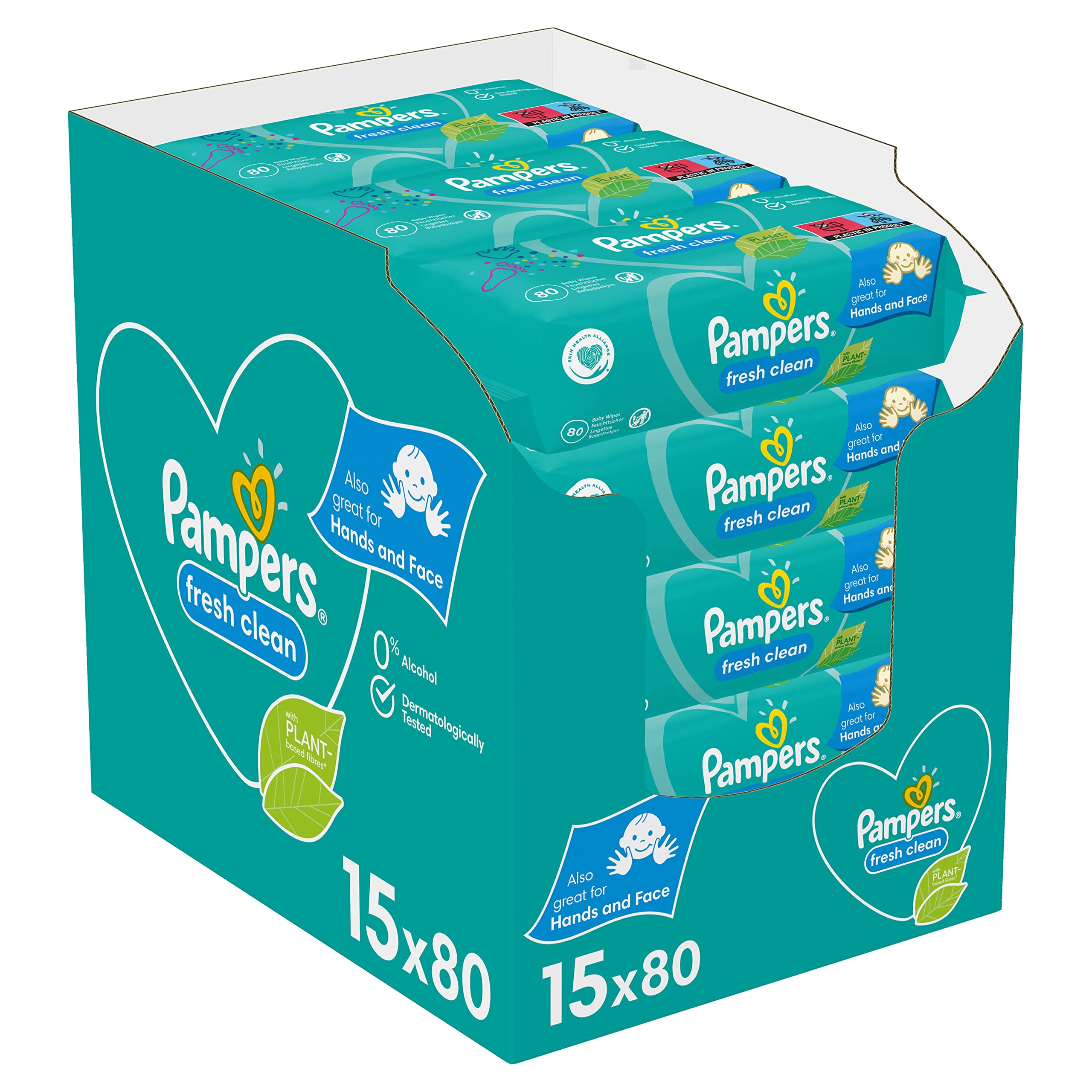 pampers fresh clean 80