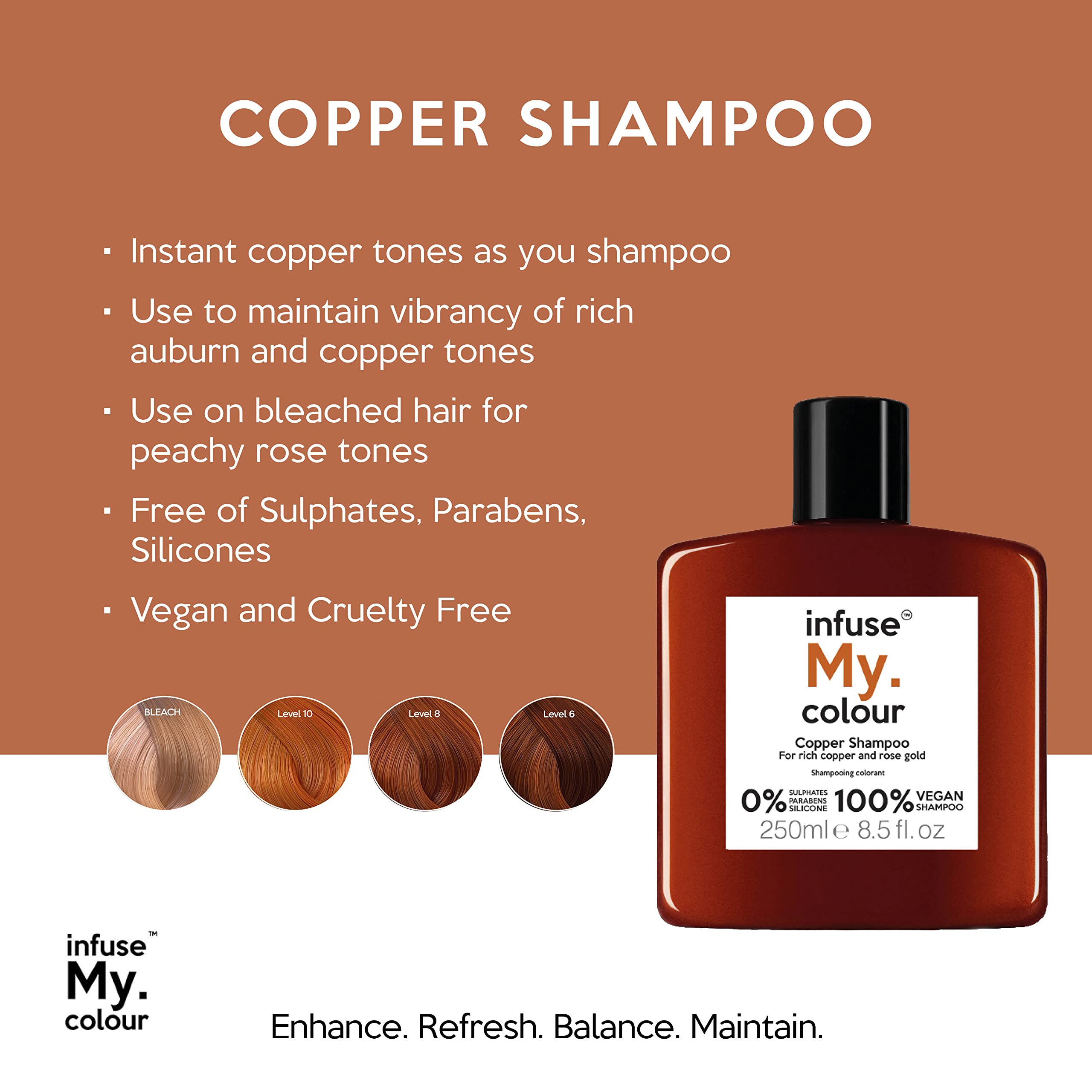 color infuse copper szampon p