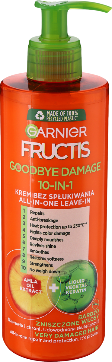 odżywka do włosów fructis goodbye damage 10w1 400ml