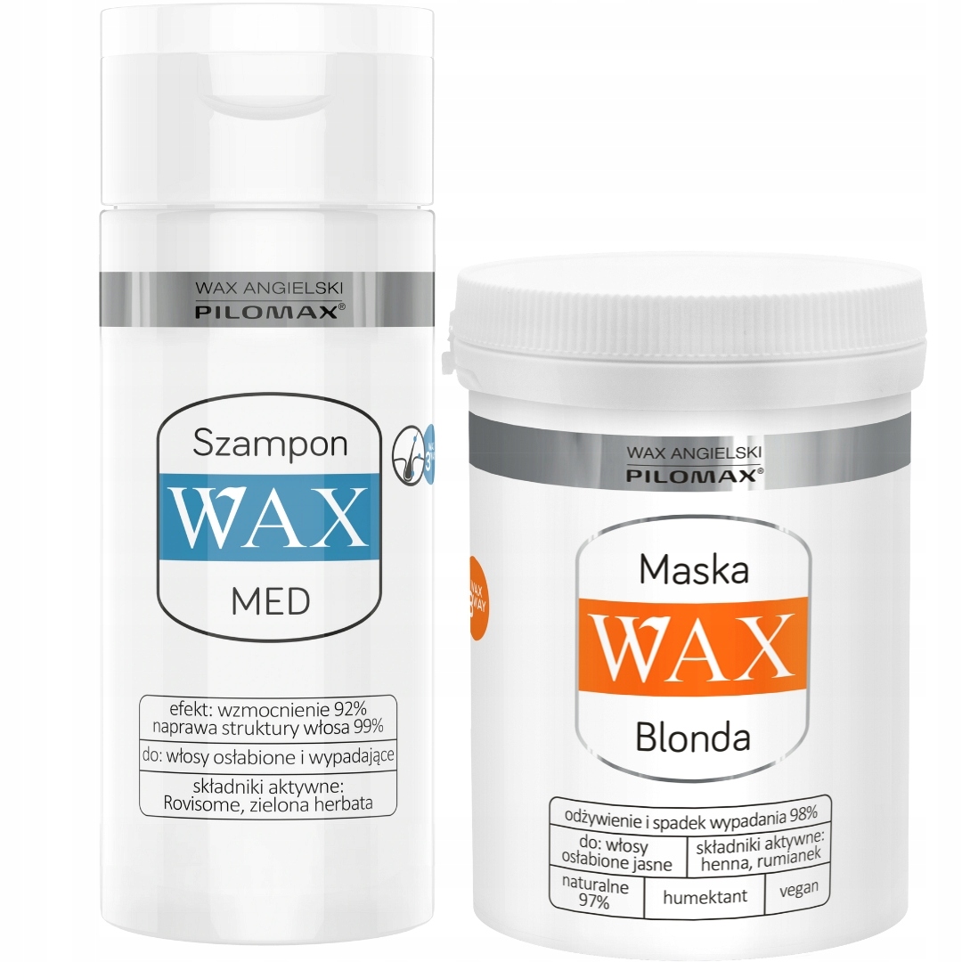 wax szampon do włosów blond