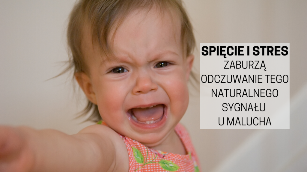 trzyletnie dziecko robi kupę do pieluchy