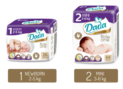 dada little one pampers