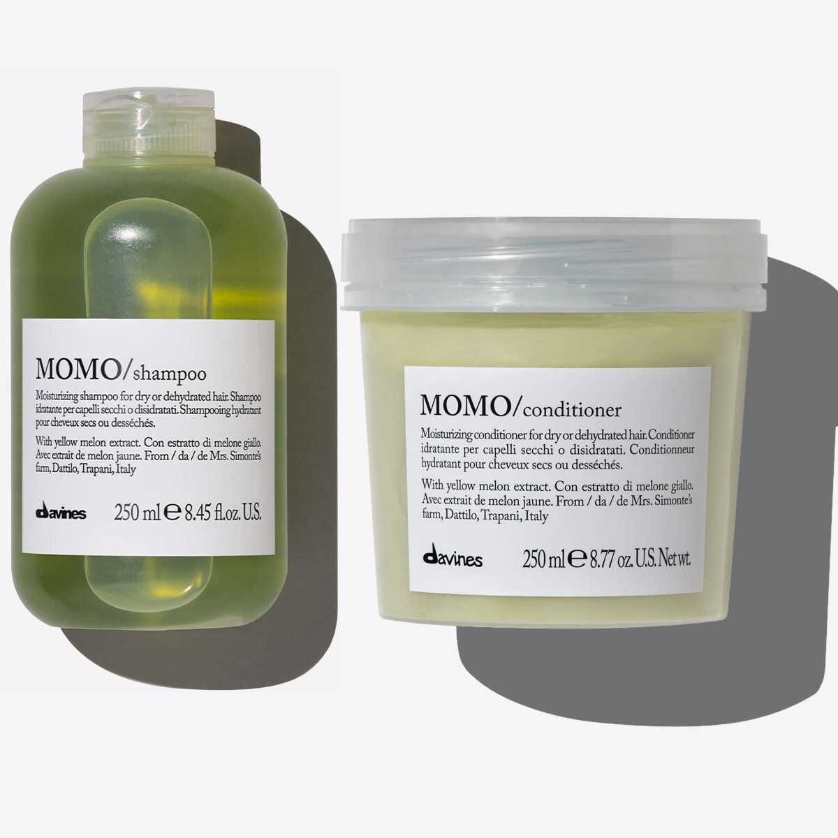 davines momo szampon nawilżający do włosów suchych 75ml