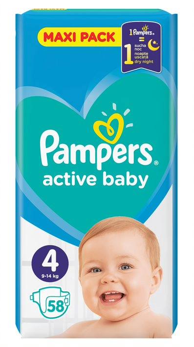 pampers baby dry 4 cena