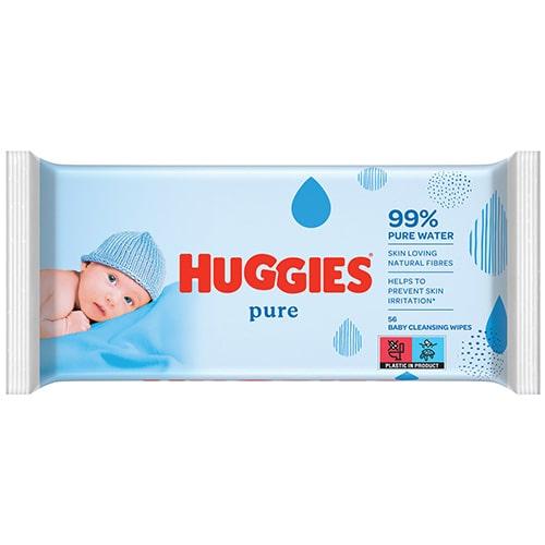 huggies chusteczki nawilżane pure 64szt