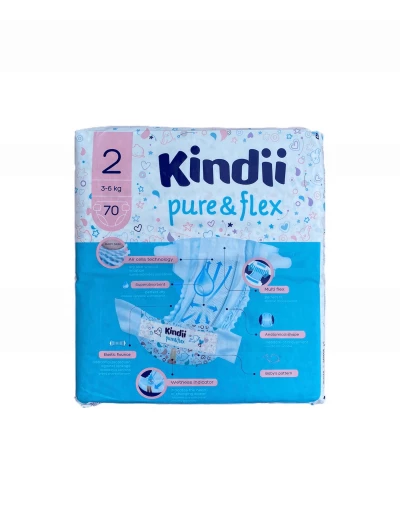 pieluchy kindii 2 70 szt