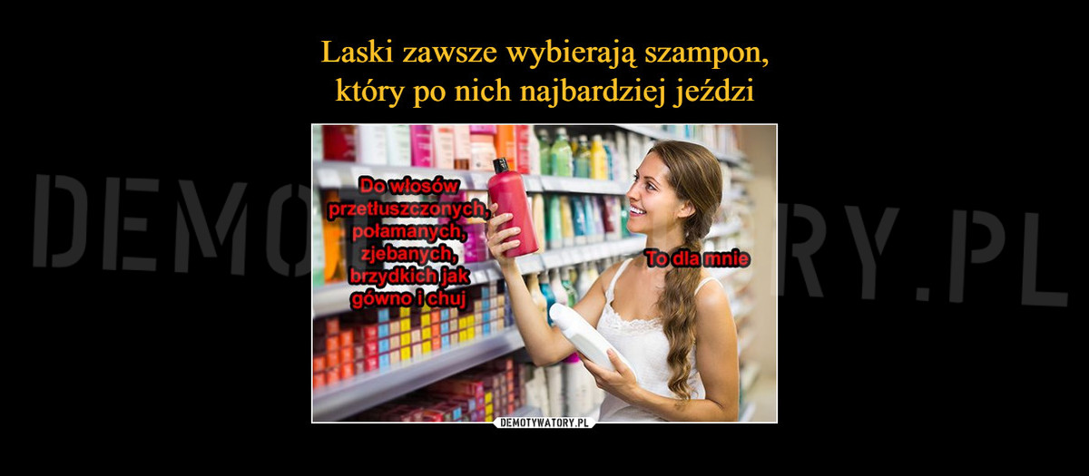 szampon do włosów pojebanych