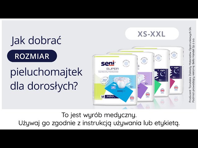 pieluchomajtki jak dobrać rozmiar