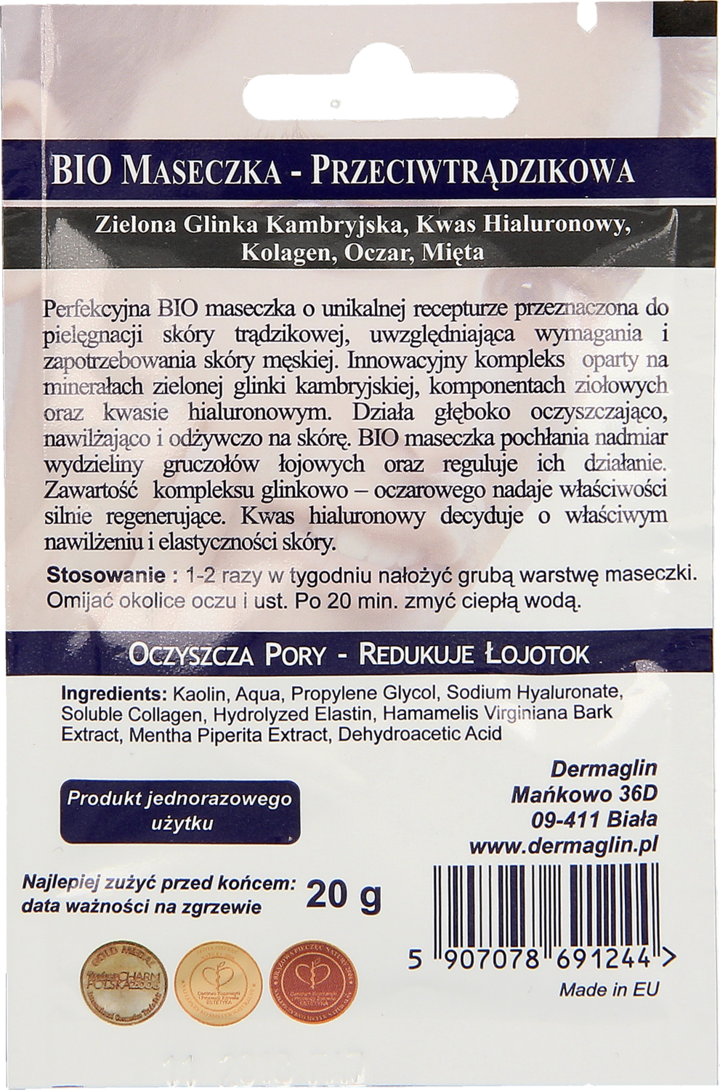 dermaglin maseczka przeciwtrądzikowa rossmann