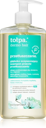 dermo hair głęboko oczyszczający szampon przeciw przetłuszczaniu 50 ml