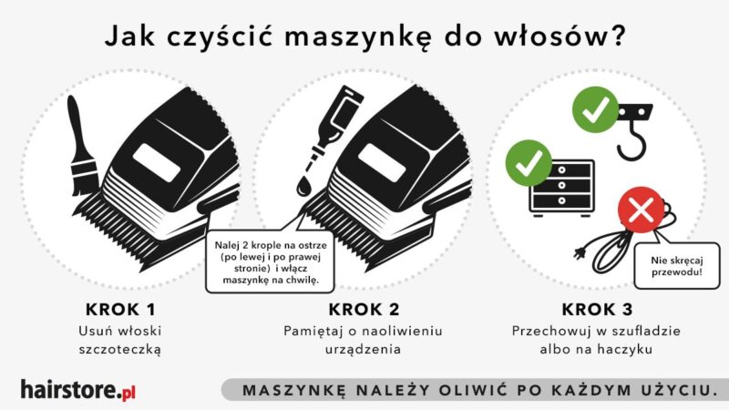 do czego jest olejek w maszynce do włosów