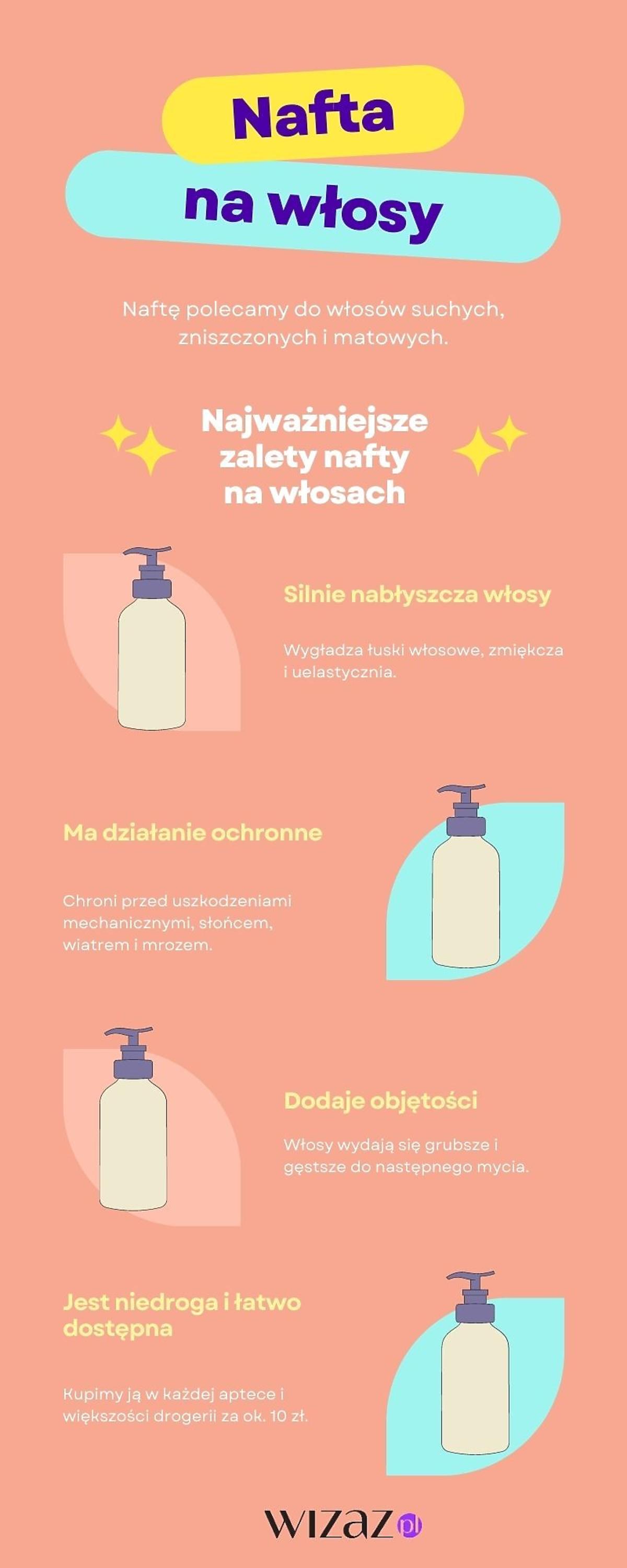 domowa odżywka do włosów z naftą