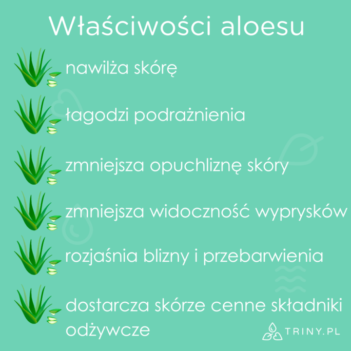 domowy płyn do mycia twarzy z aloesu