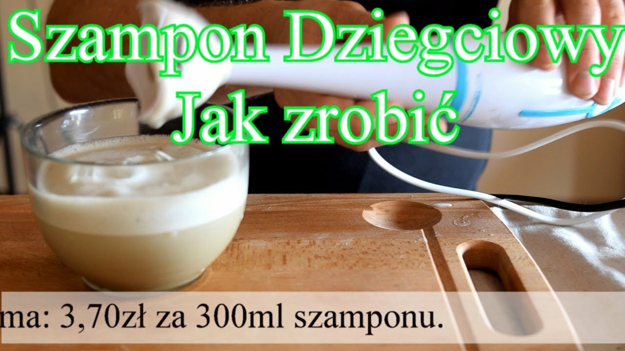 domowy szampon do włosów dziegciowy przepis