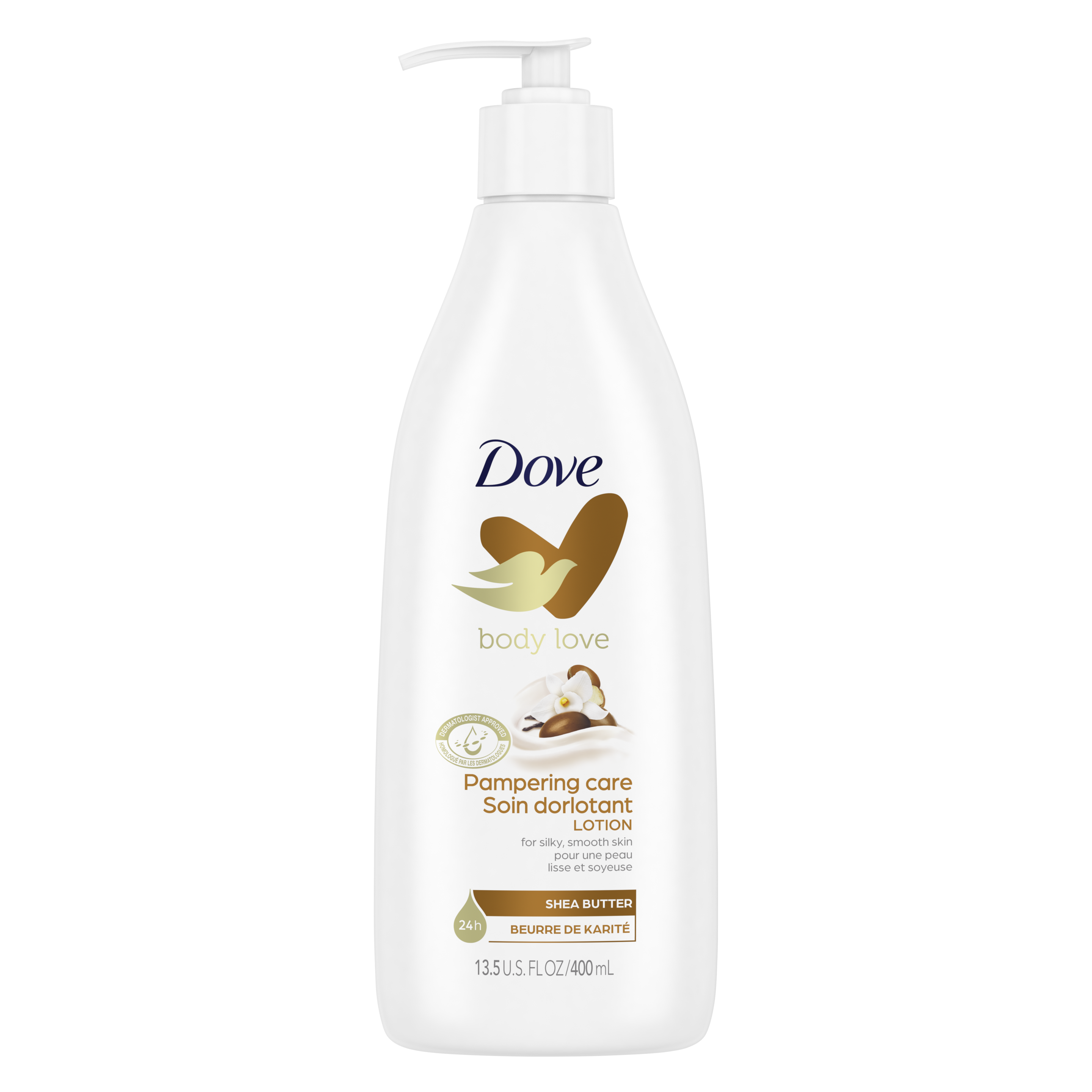 dove pampering body lotion for dry skin